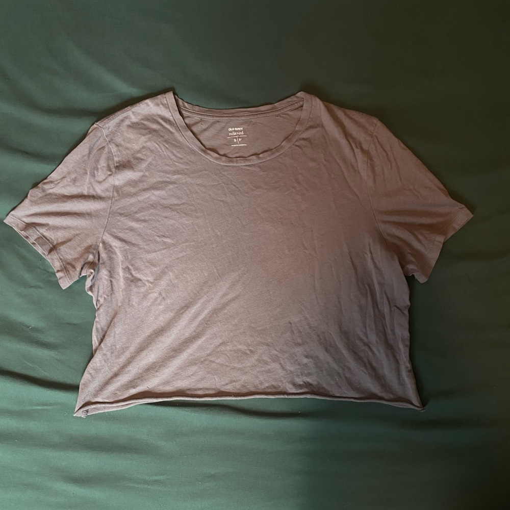Relaxed Cropped Tee